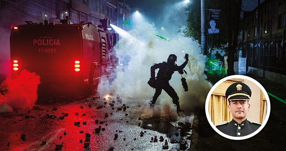   El capitán Jesús Alberto Solano es uno de los tres policías asesinados durante los disturbios del paro nacional en 2021.