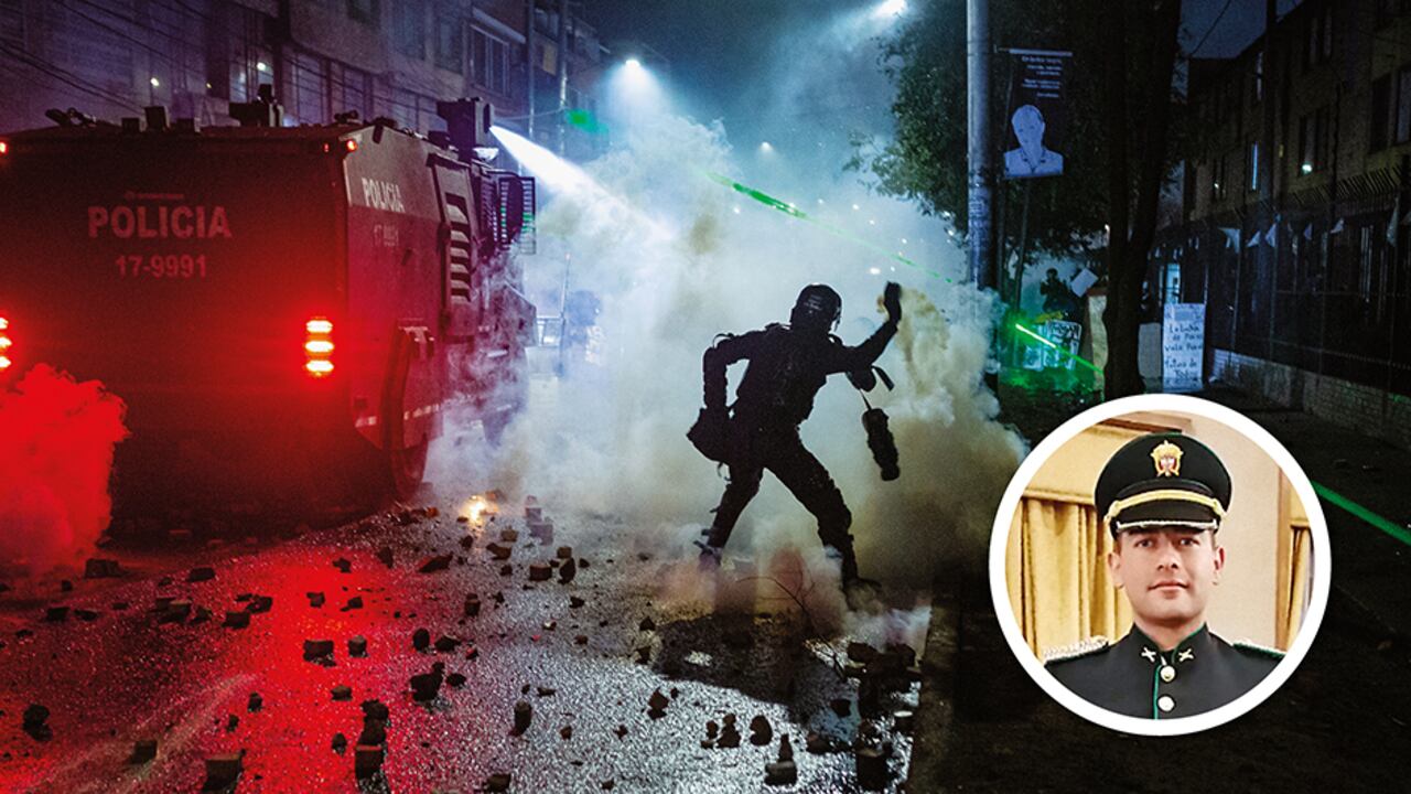 El capitán Jesús Alberto Solano es uno de los tres policías asesinados durante los disturbios del paro nacional en 2021.