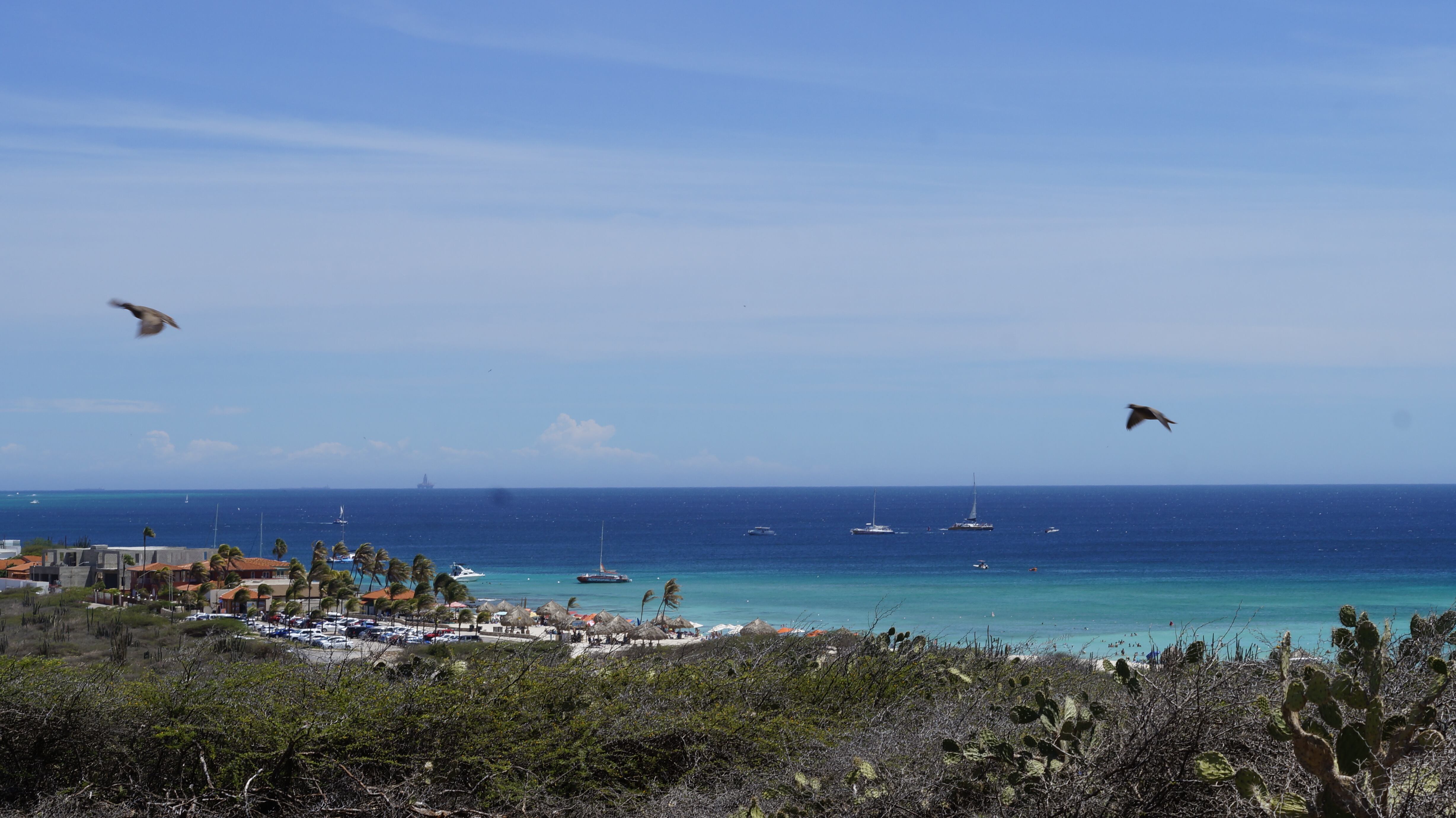 Aruba, vista desde el Faro de California. (Foto: Juan Manuel Vargas).