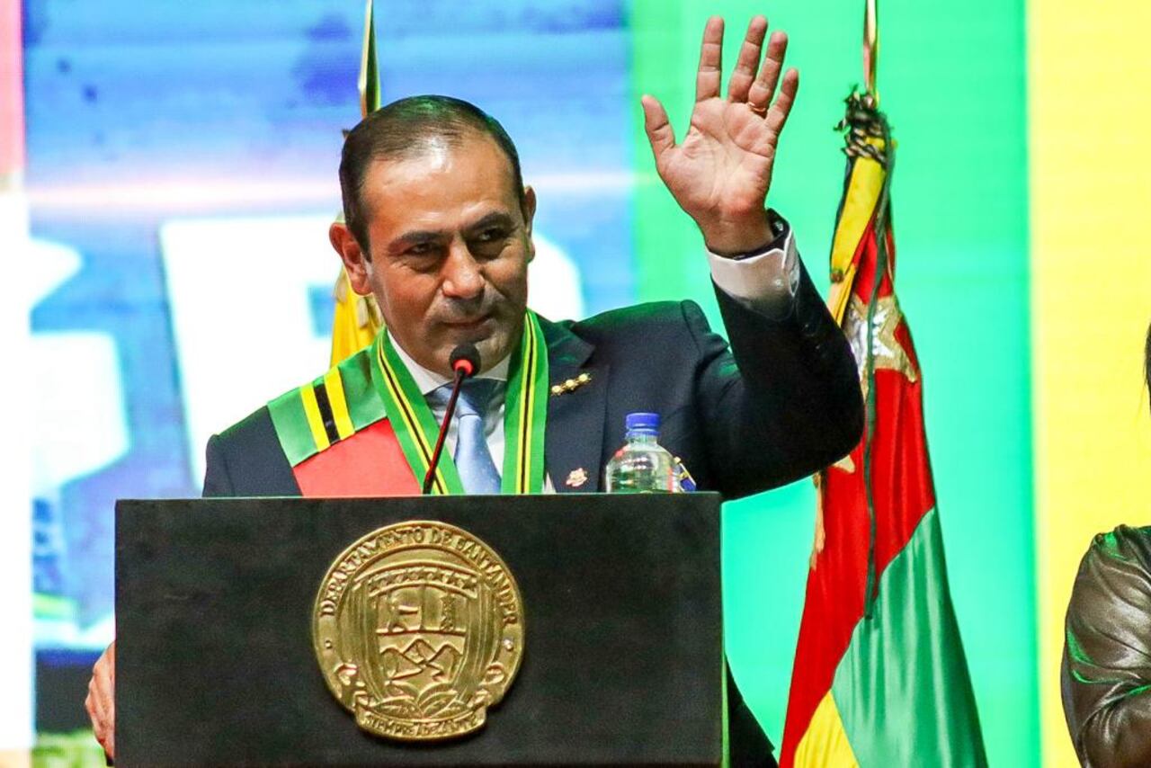 Juvenal Díaz Mateus, gobernador de Santander.