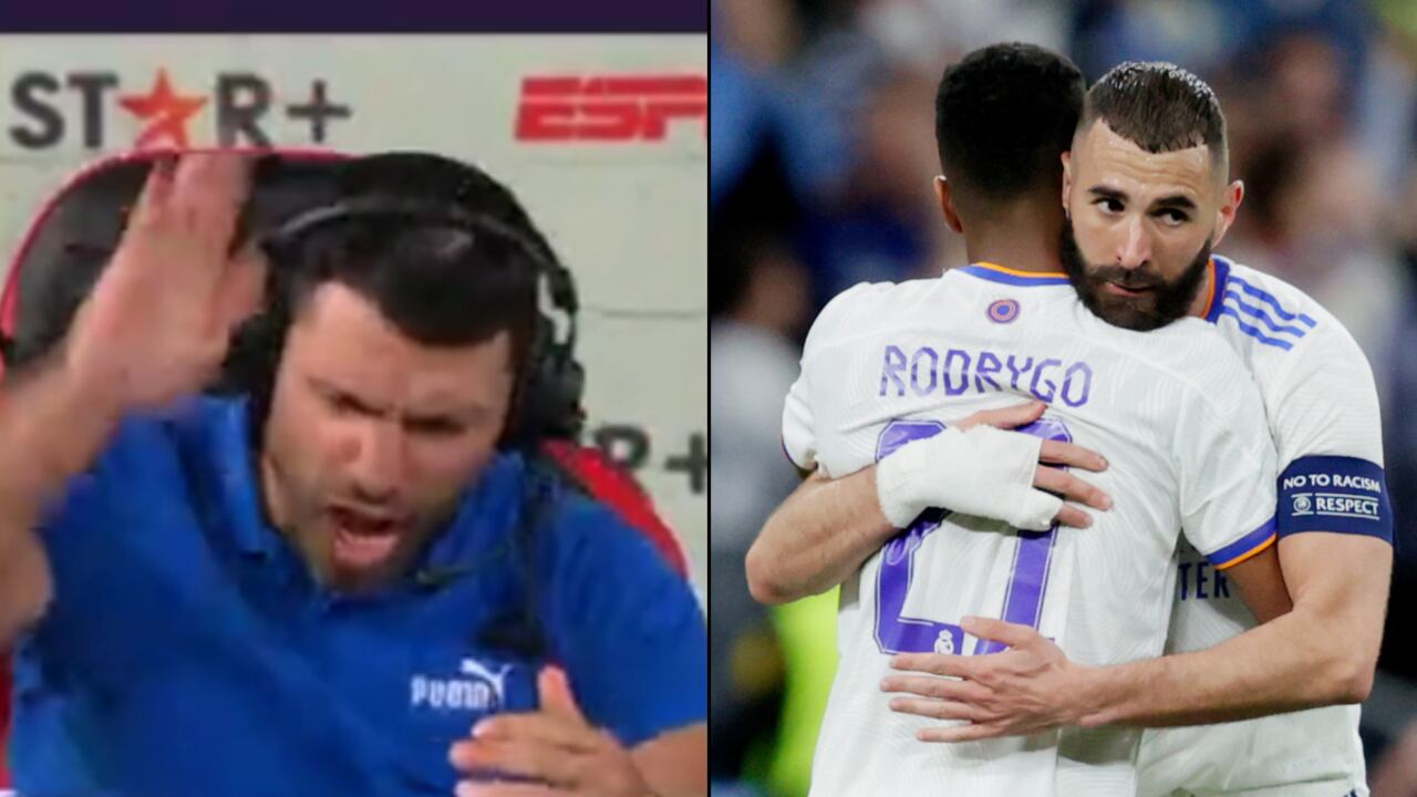 El exdelantero argentino no aguanto la ira ante la sorprendente remontada del Madrid.