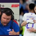 El exdelantero argentino no aguanto la ira ante la sorprendente remontada del Madrid.