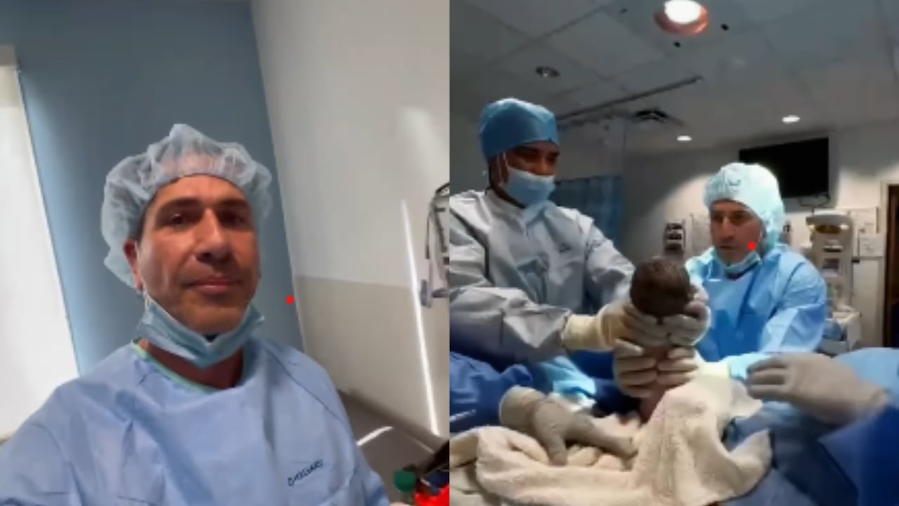 Gregorio Pernía destapó detalle especial del nacimiento de su sexto hijo.