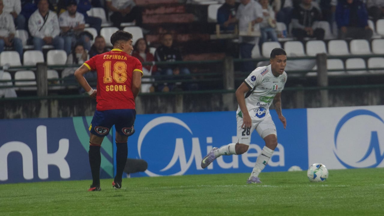 Once Caldas vs. Unión Española, por fase de grupos de Copa Sudamericana.