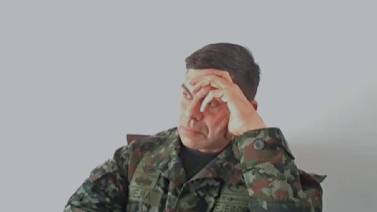 El general Federico Mejía fue imputado por la Fiscalía.