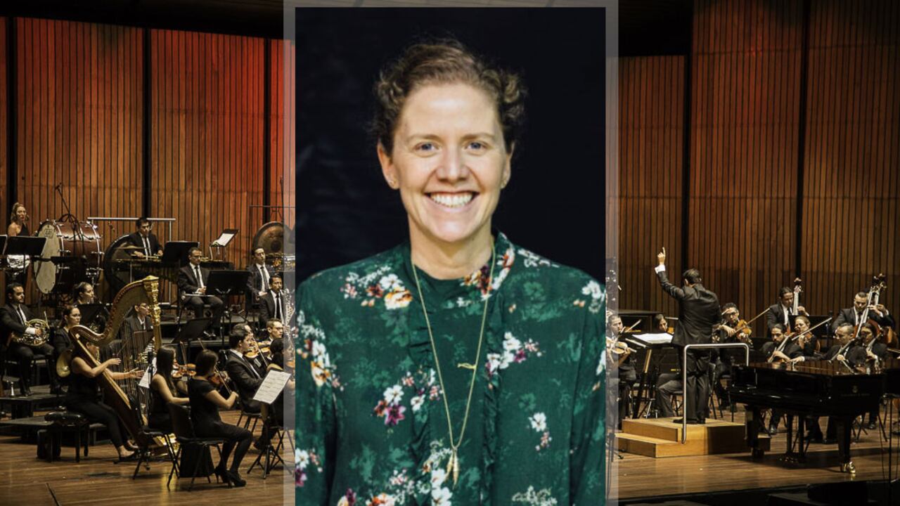 Ana Cristina Abad, directora de Corporación Orquesta Filarmónica de Medellín desde 2016. Cortesía de la orquesta.