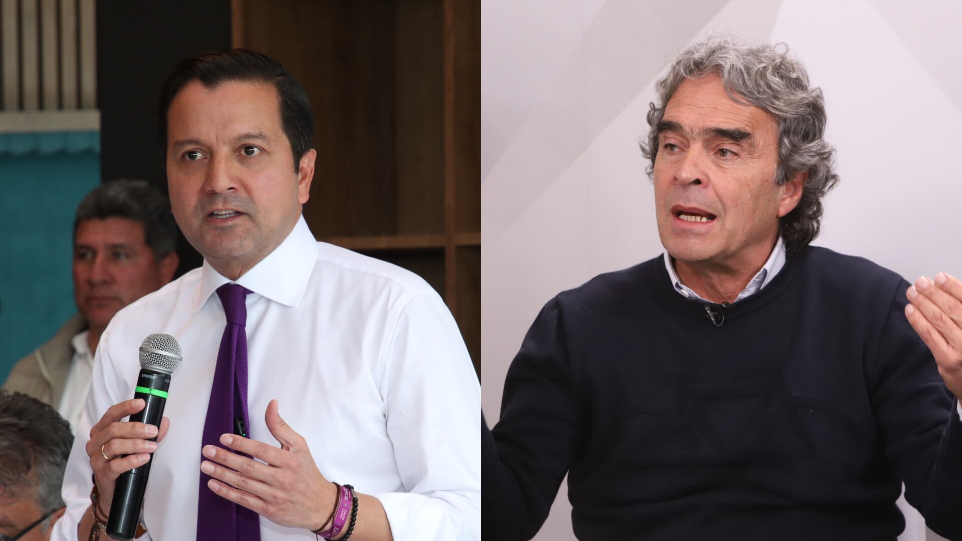 David Luna y Sergio Fajardo.