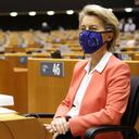Presidenta de la Comisión Europea, Ursula Von der Leyen. (AP Photo/Olivier Matthys, Pool)