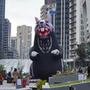Rata gigante en el centro de Bogotá
