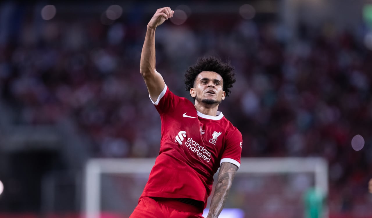 Luis Díaz lleva dos tantos en la pretemporada con Liverpool