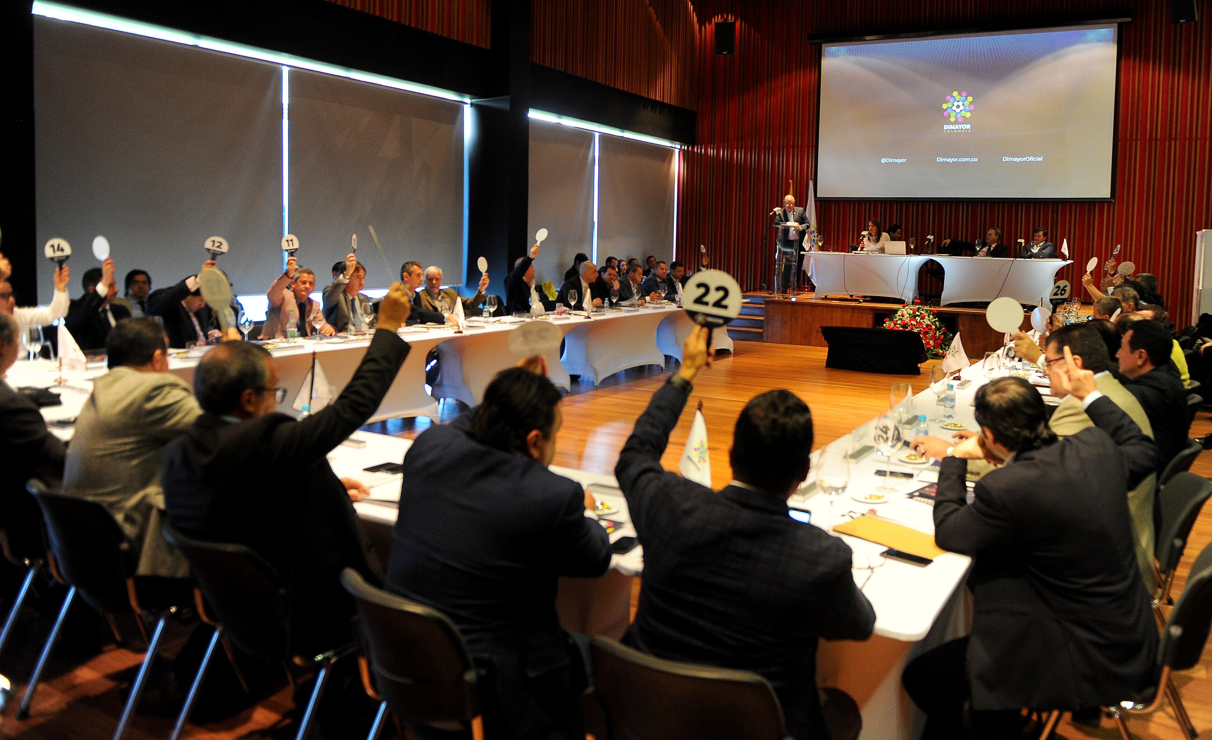ogotá, 30 de noviembre de 2018. La Asamblea de Dimayor se cumple en la Sede Deportiva de la Federación Colombiana de Fútbol. (Colprensa-Cortesía Dimayor)