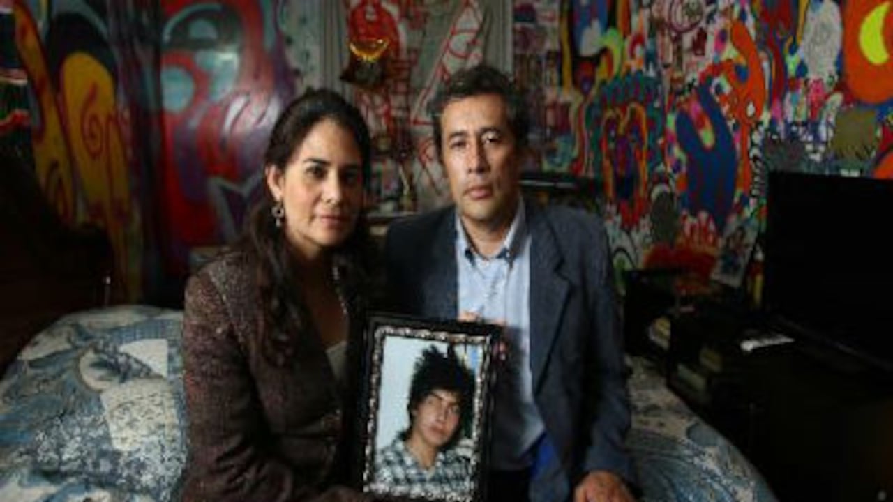 La familia de Diego Felipe Becerra.