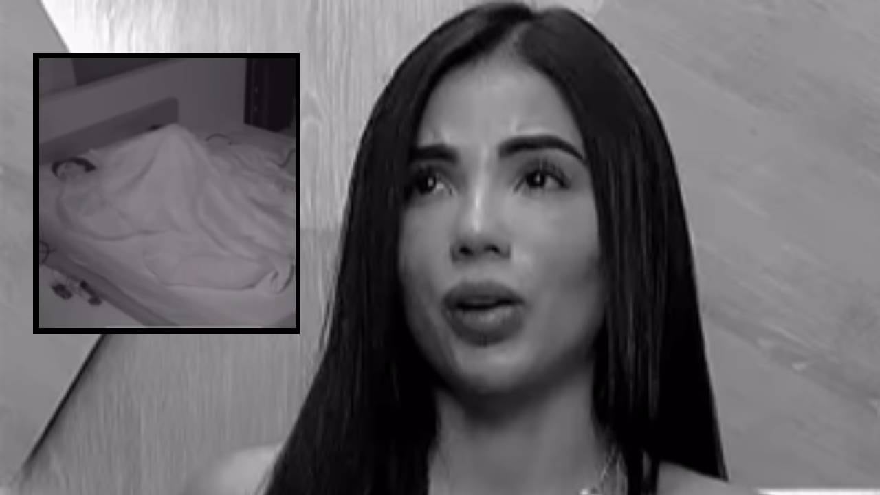 Karina García vivió extraño suceso mientras dormía.