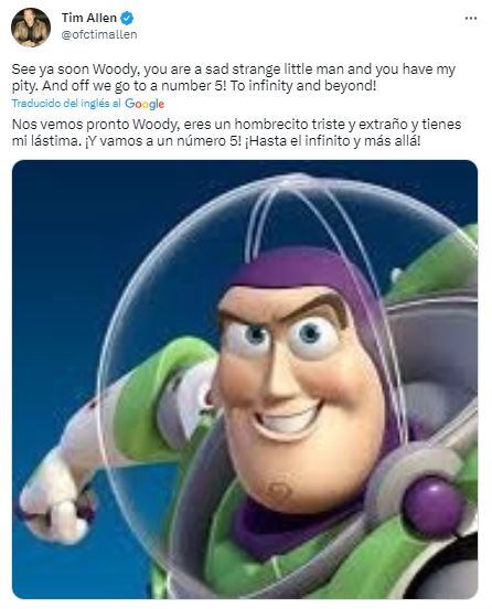 Publicación de Twitter