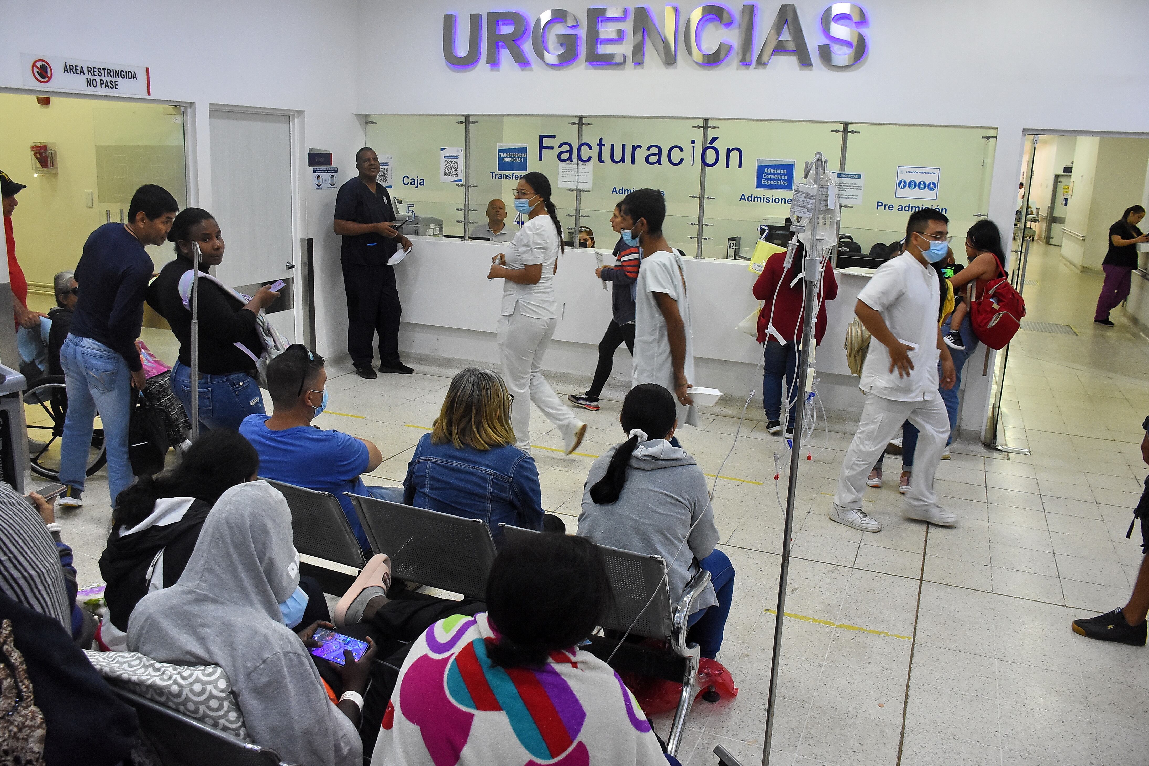 Sala de urgencias Hospital Universitario del Valle