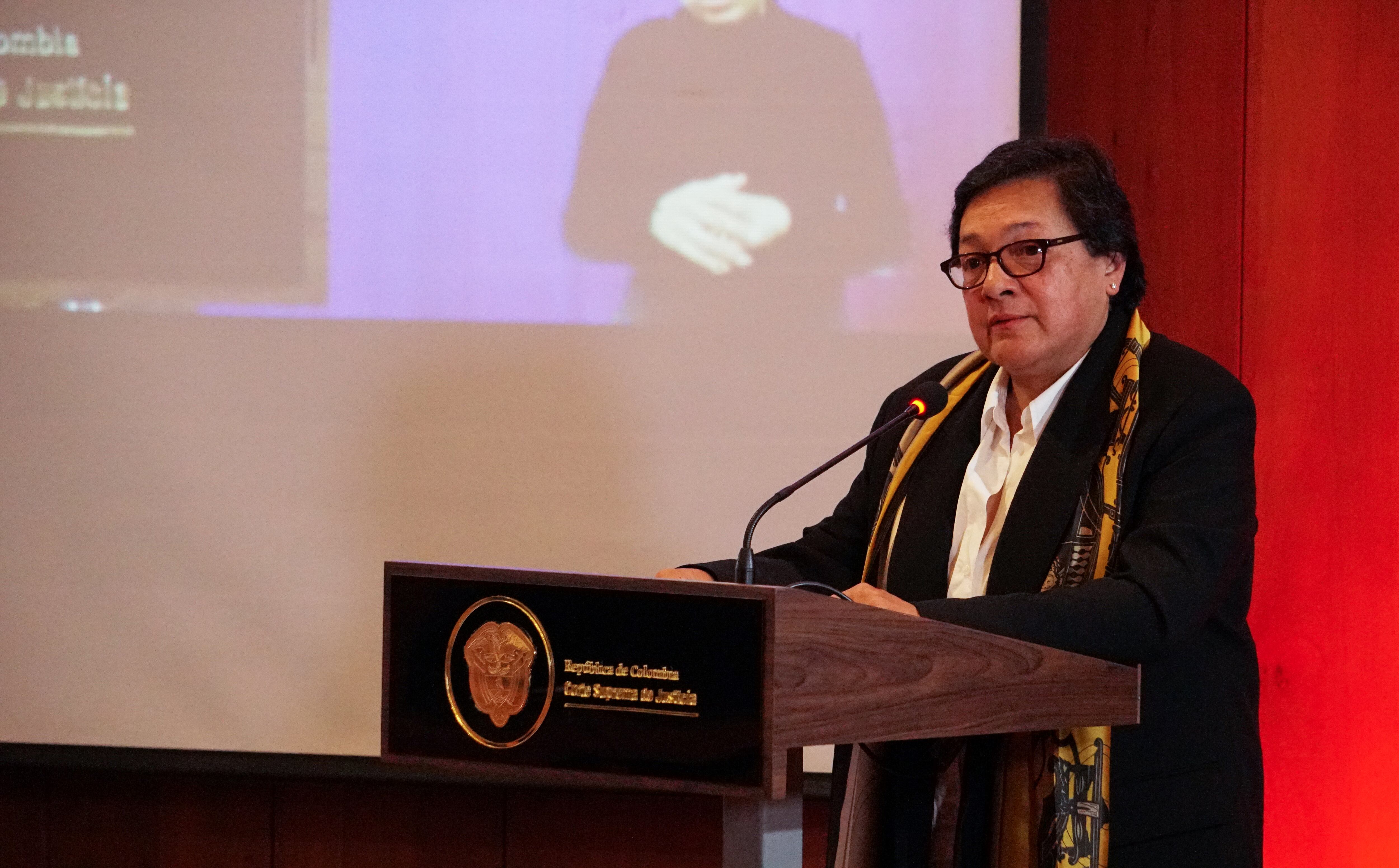 Ternadas a la Fiscalía 
Ángela María Buitrago 
se presentaron ante la Corte Suprema de Justicia, que deberá tomar su decisión a mediados de diciembre
Bogota noviembre 23 del 2023
Foto: Prensa Corte Suprema de Justicia