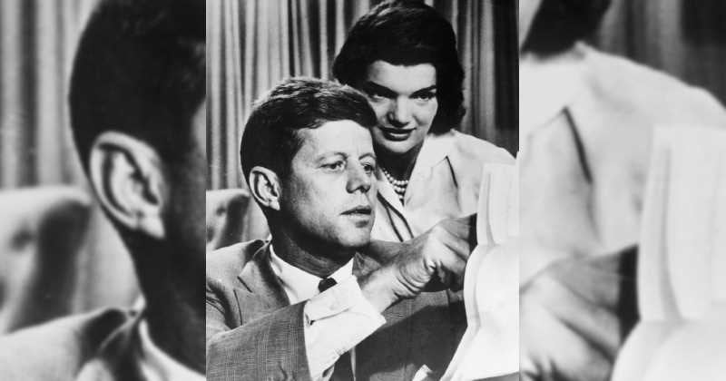 John F. Kennedy y su esposa Jacqueline Kennedy.