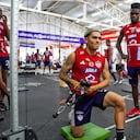 Entrenamiento de Junior bajo el mando de Bolillo Gómez.