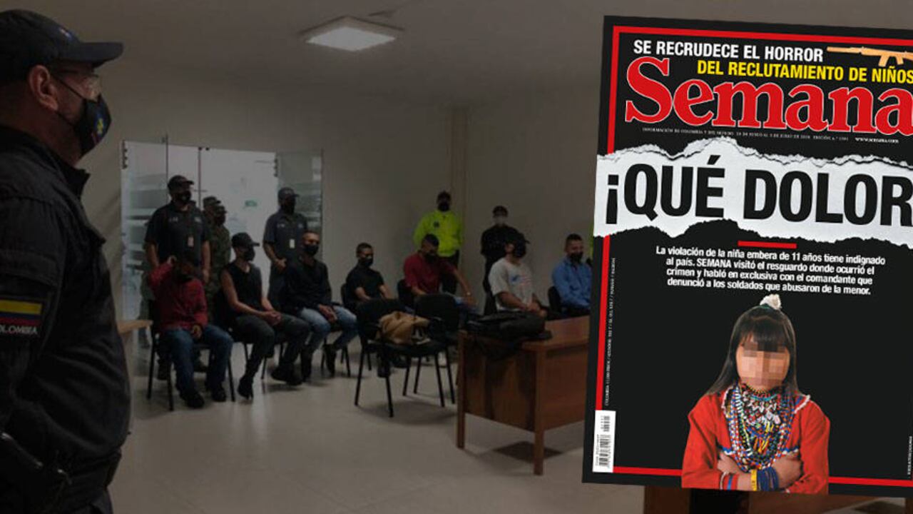 Estos siete soldados aceptaron cargos por abusar sexualmente de una niña indígena de 11 años. Les esperan entre 16 y 30 años de prisión.