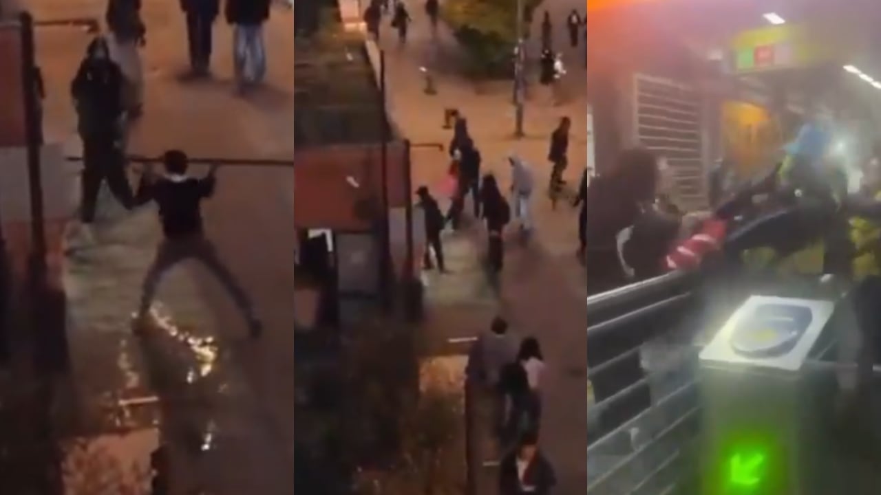 Disturbios en TransMilenio.