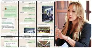 La Alta Consejera para las Regiones Sandra Ortiz y los chats con Olmedo López.