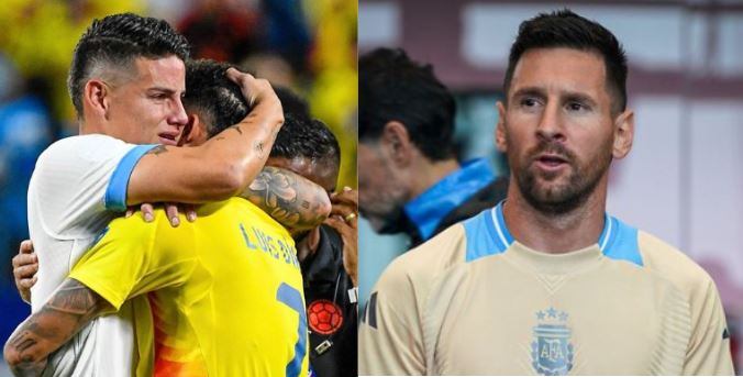 James y Messi se verán las caras en la final