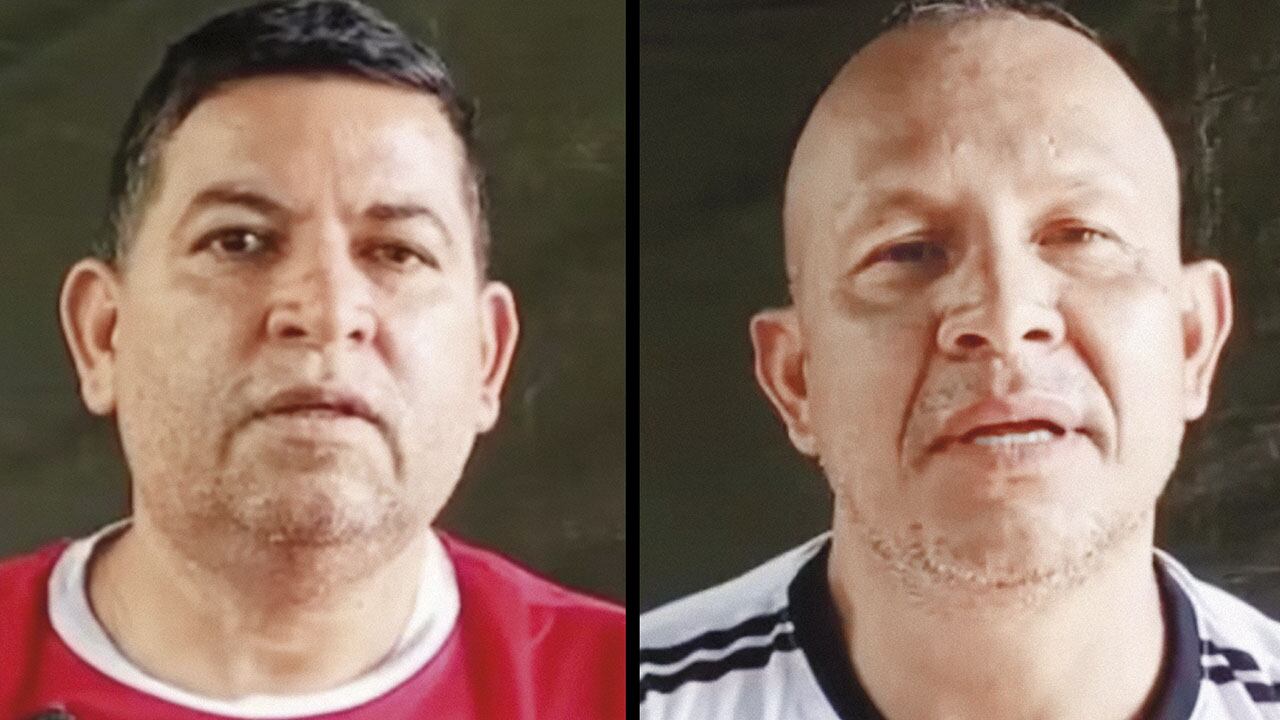 Estos son los dos funcionarios del Cuerpo Técnico  de Investigación de la Fiscalía (CTI) que permanecen secuestrados. No hay pruebas de supervivencia. 