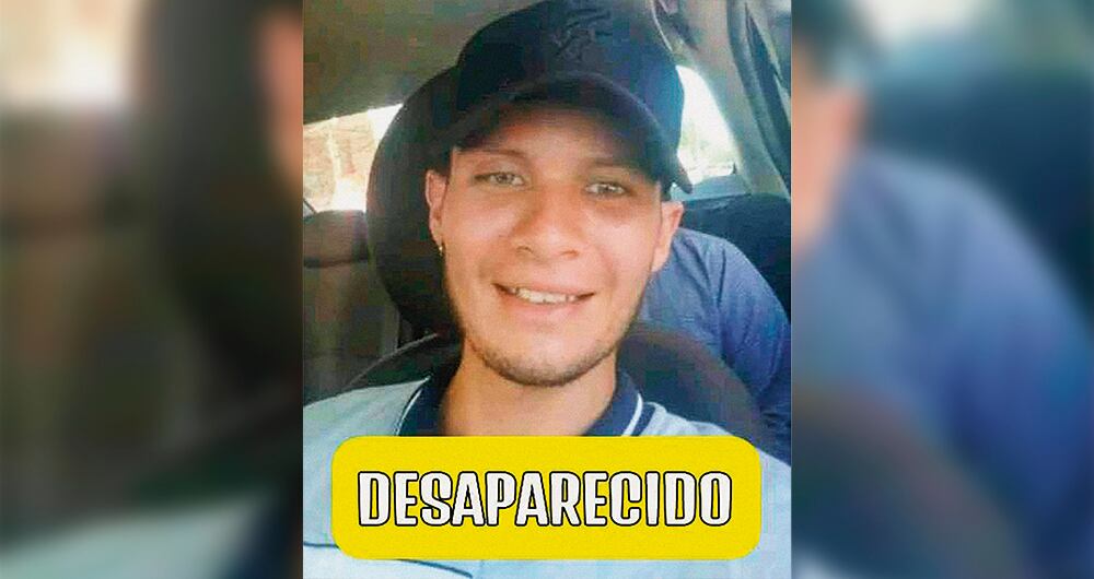 Jhakson Arias, desaparecido desde el 11 de enero de 2022. 