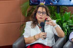 Ángela María Penagos, presidente Finagro. Corestía FICS.