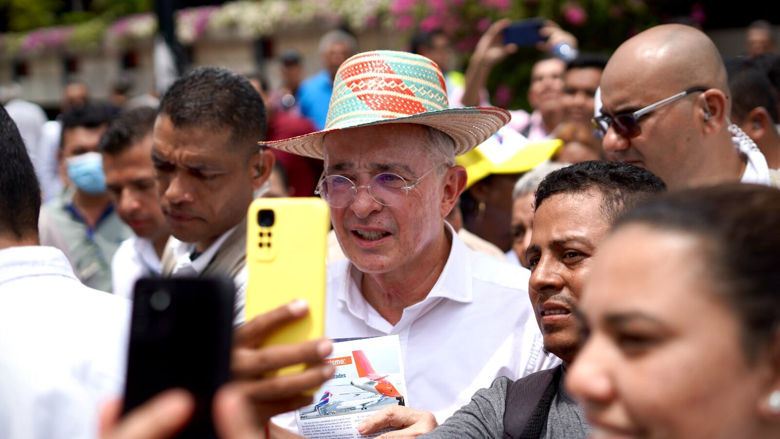 Álvaro Uribe en Valledupar.