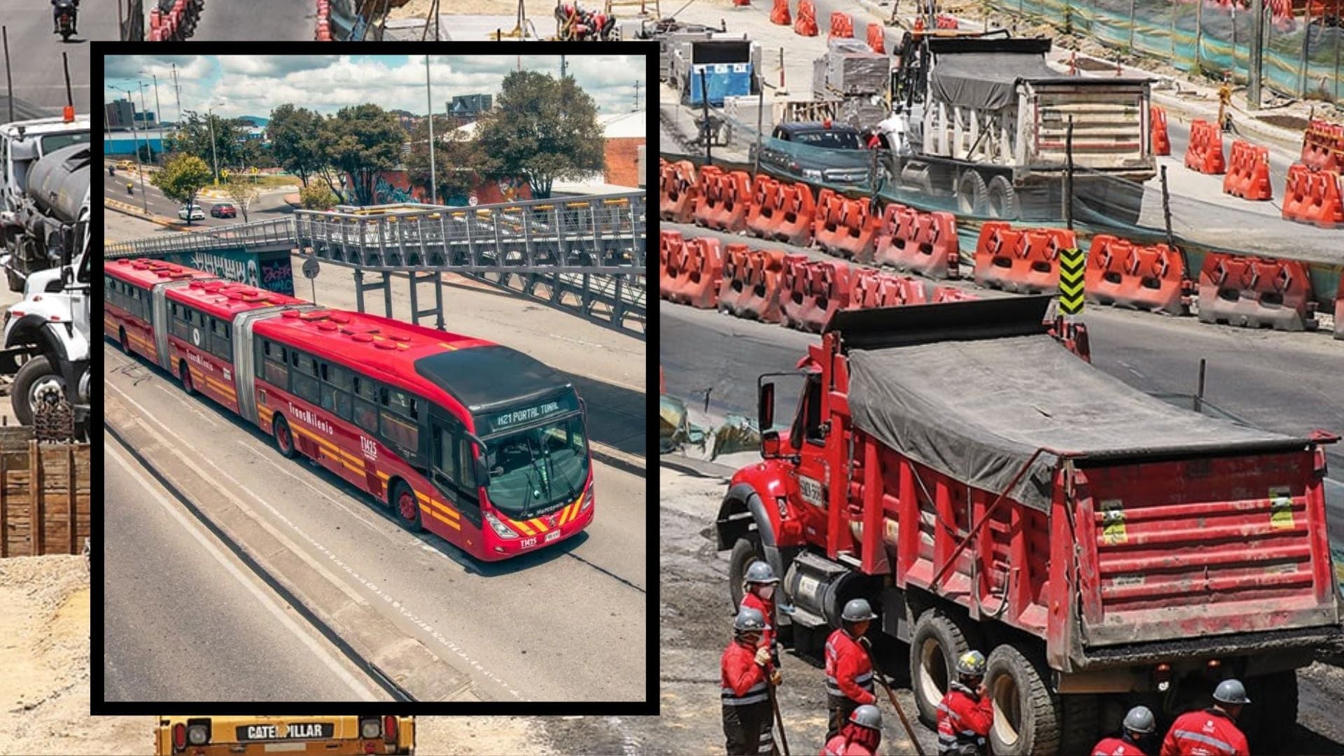 Avance de Transmilenio por este importante corredor vial en tiempo récord.