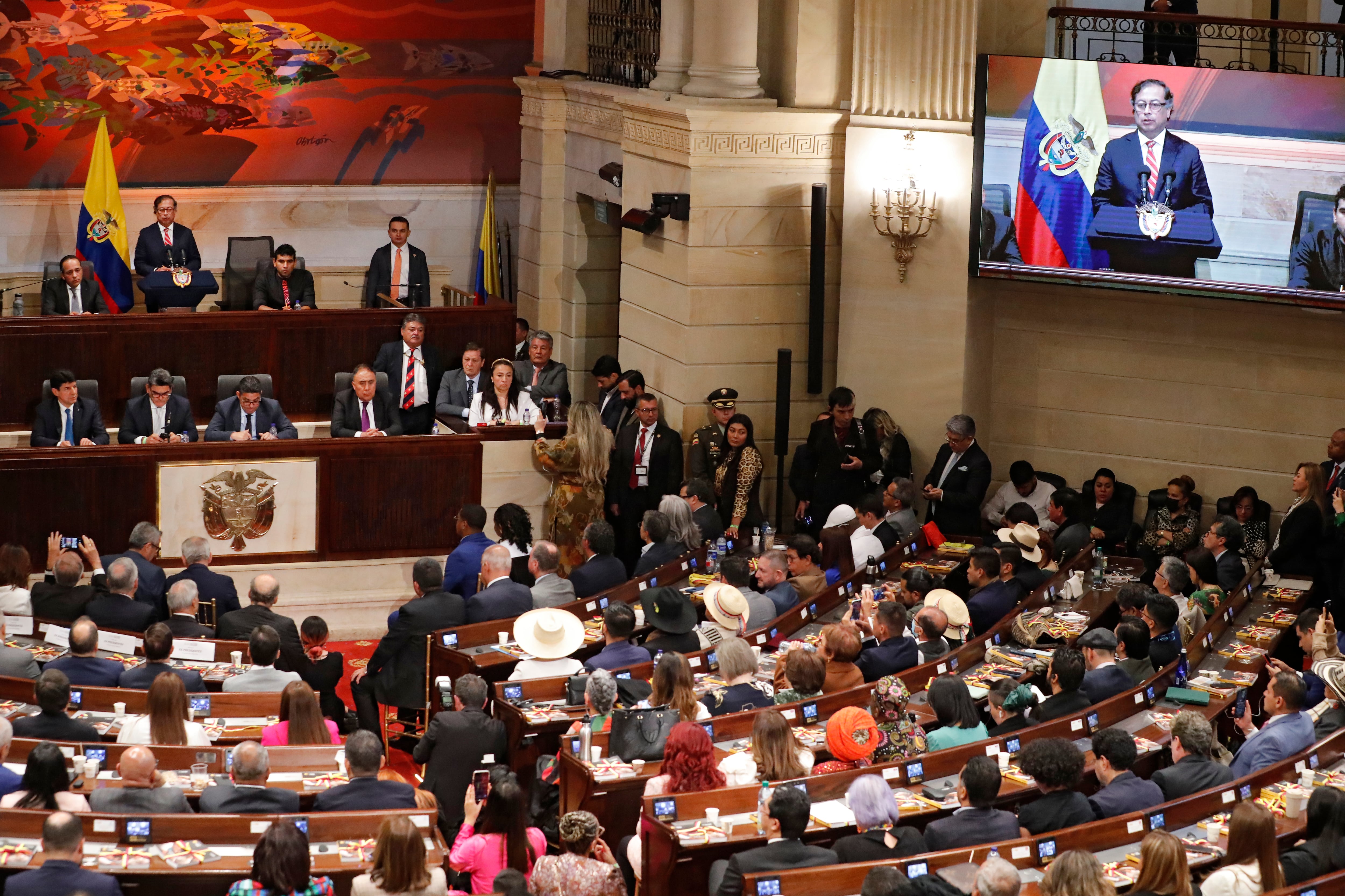 Presidente  Petro en la instalación del Congreso de la  República
panorámica Congreso en pleno
Bogota 20 de julio del 2023
Foto Guillermo Torres Reina / Semana