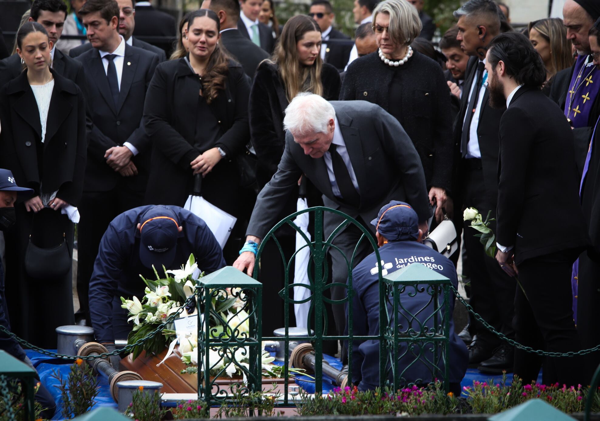 Funeral de Miguel Uribe Turbay: Cementerio Central del sepelio del senador.