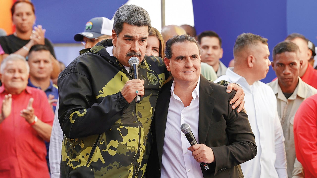 Nicolás Maduro y Álex Saab.