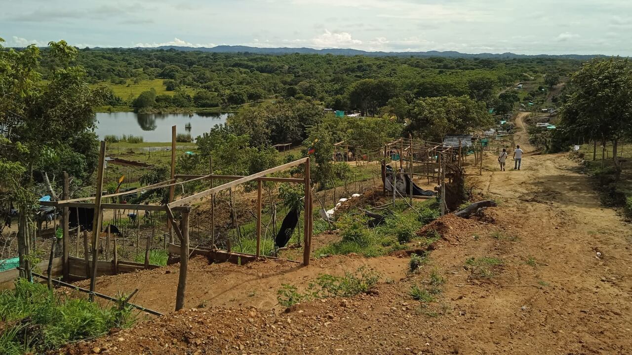 Sindicato de educadores de Córdoba exigen el desalojo de un terreno invadido en Lorica.