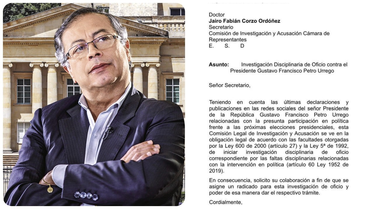 Gustavo Petro tiene ocho investigaciones por participación en política en la Comisión de Acusación de la Cámara.