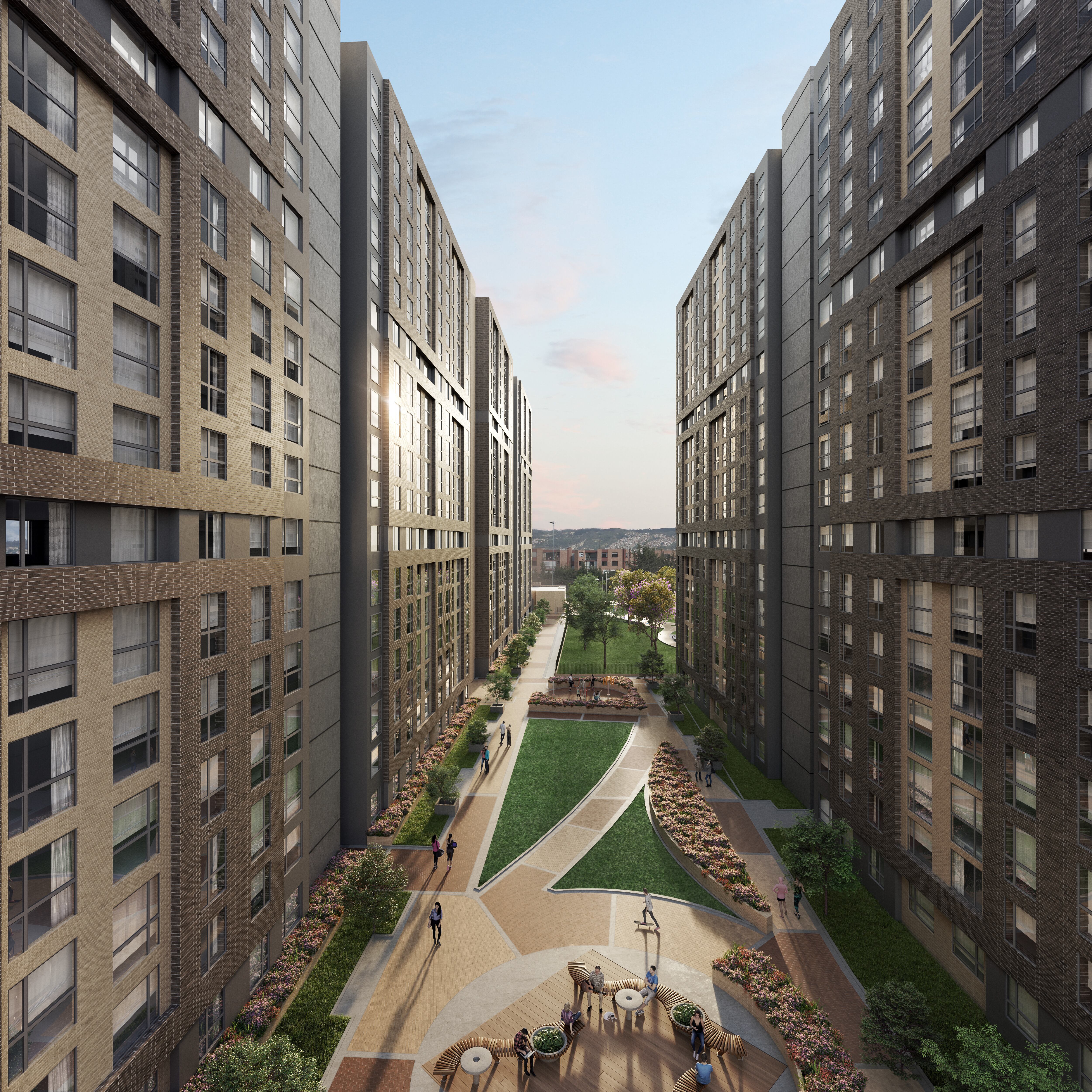 Park Living, ubicado en la zona de Mazurén, en Bogotá, es uno de los proyectos de Constructora Bolívar que cuentan con la certficiación Edge.