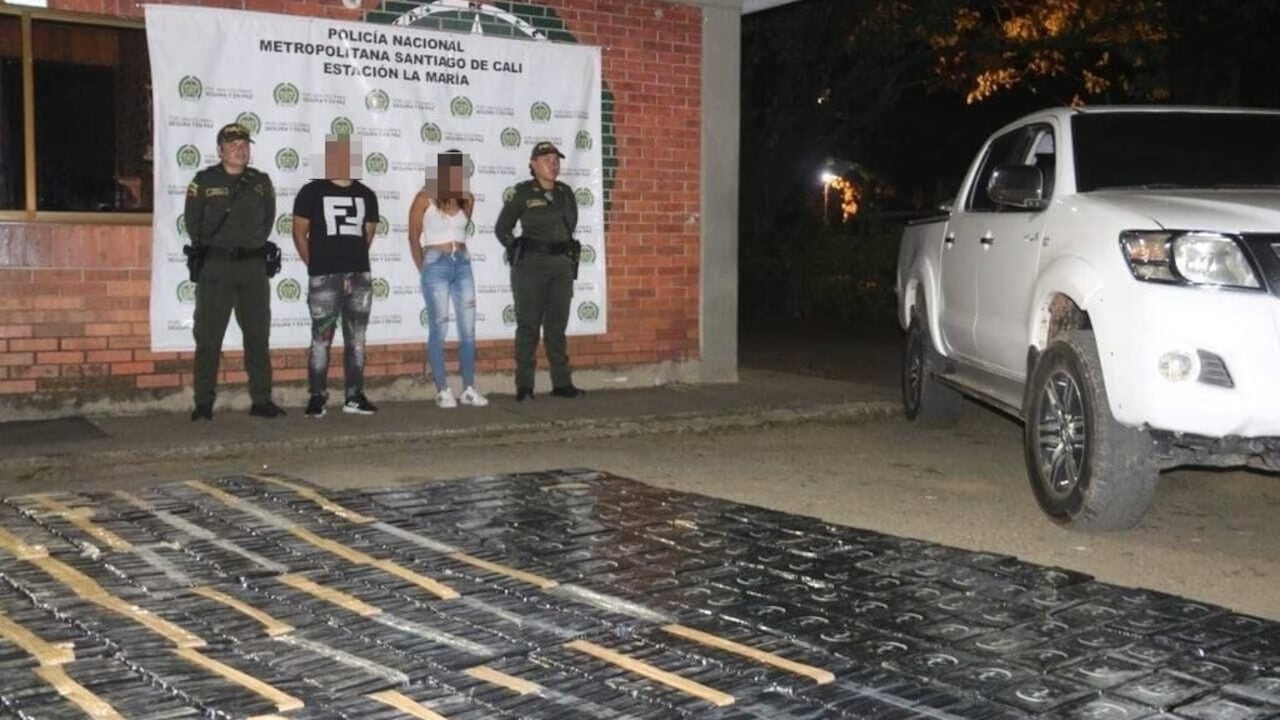 La pareja se dirigía debía llevar el cargamento hasta Buenaventura.