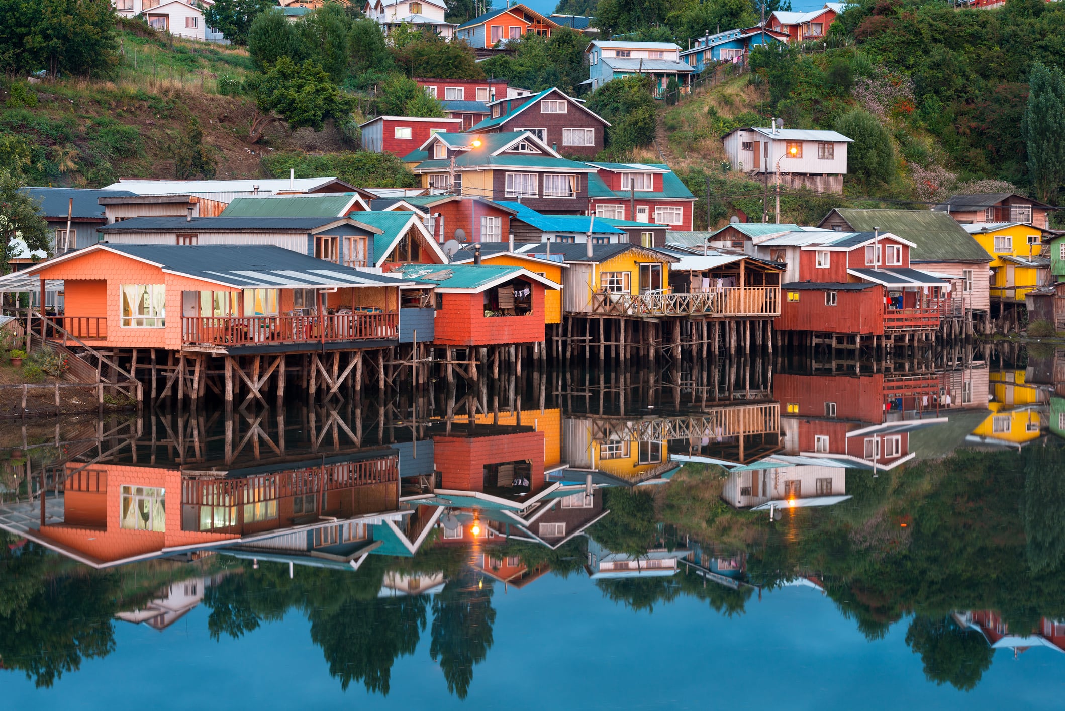 Los palafitos son uno de los principales atractivos en Chiloé.