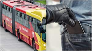 Robo de un celular en TransMilenio