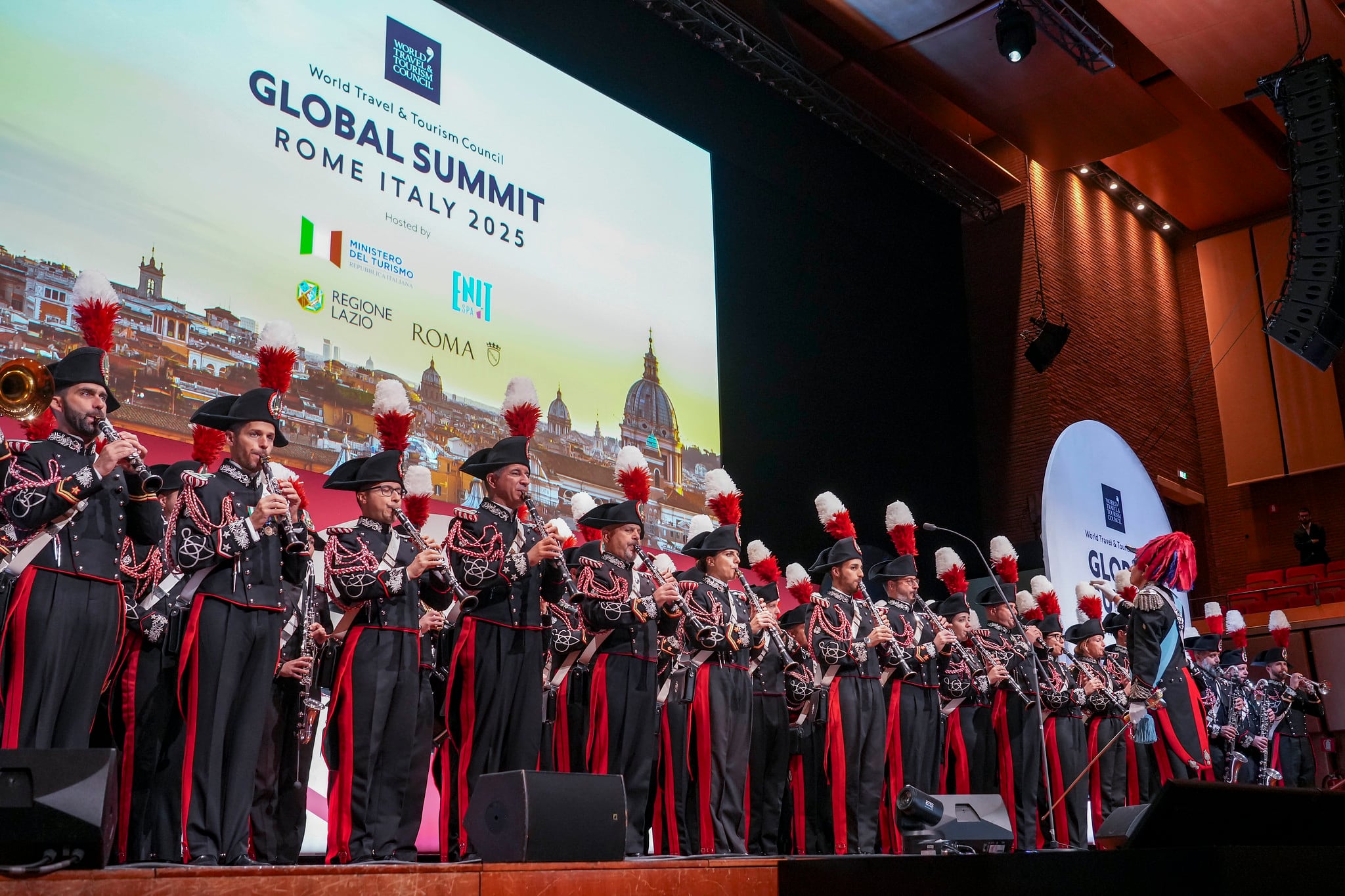 Inauguración de la 25° versión del WTTC en Roma.