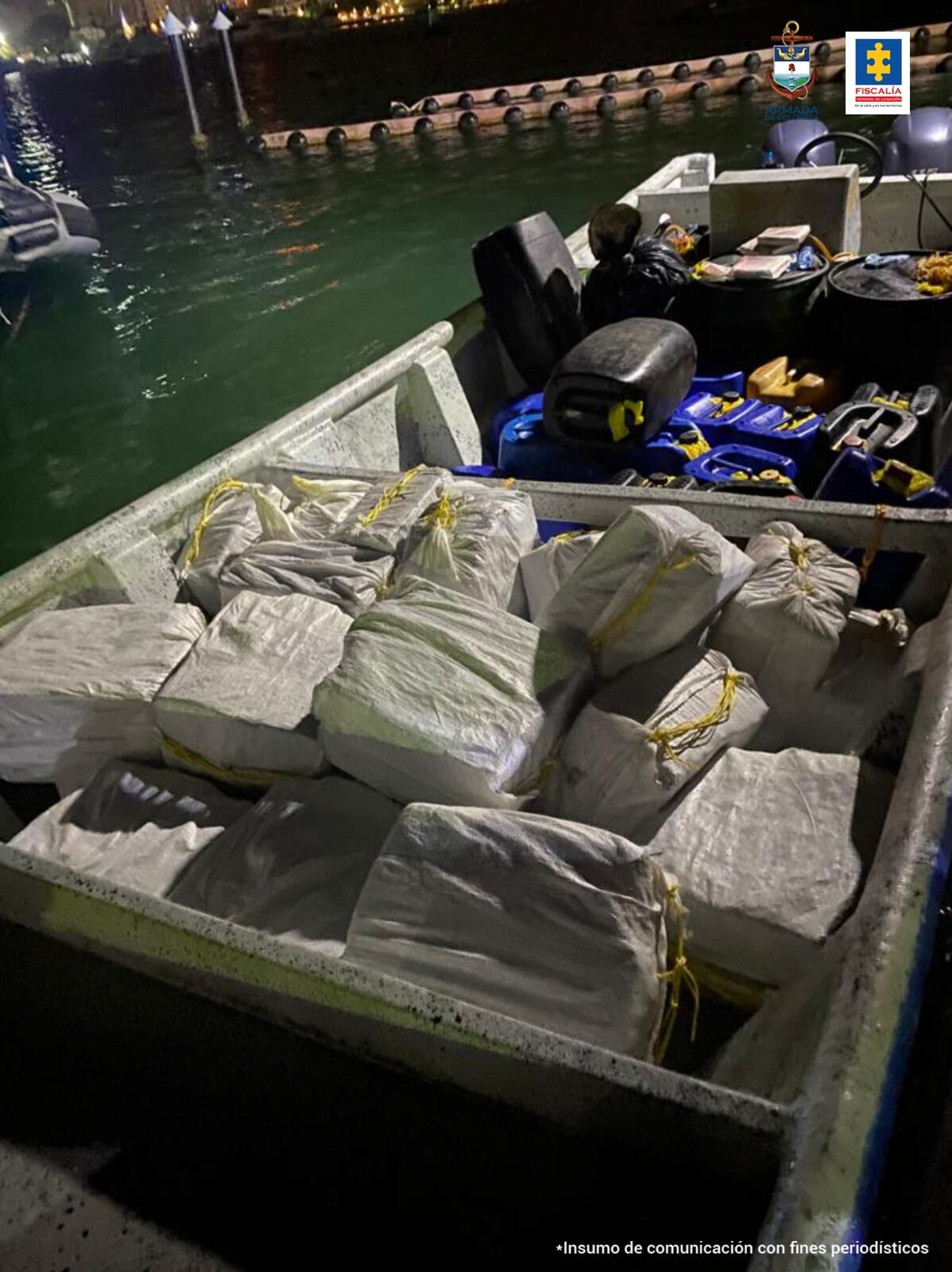 Cocaína incautada en Cartagena