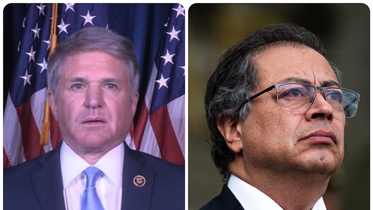 Michael McCaul y Gustavo Petro