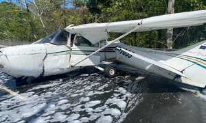 La pericia del piloto previno la tragedia. Un video grabado desde el interior el avión muestra el momento de pánico vivido a bordo.