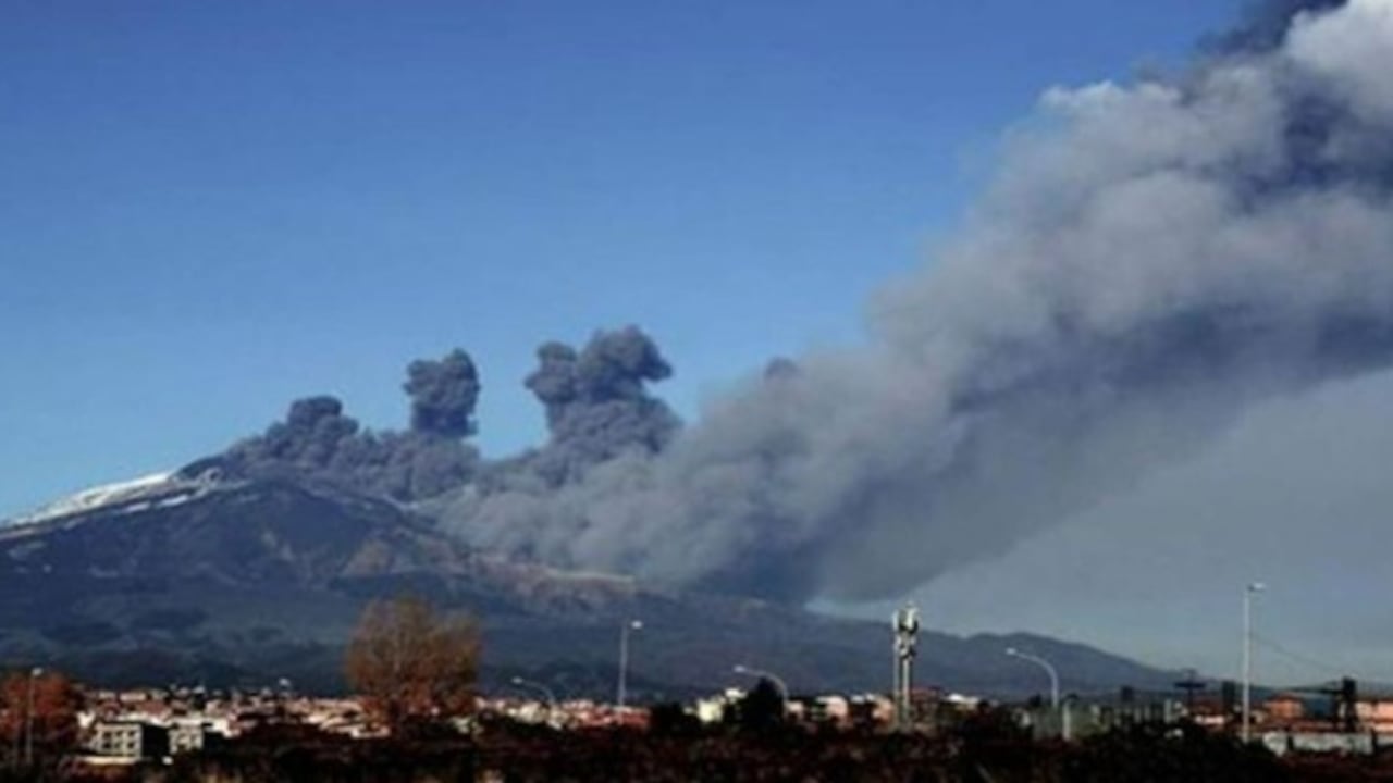 Volcán Etna, en Italia