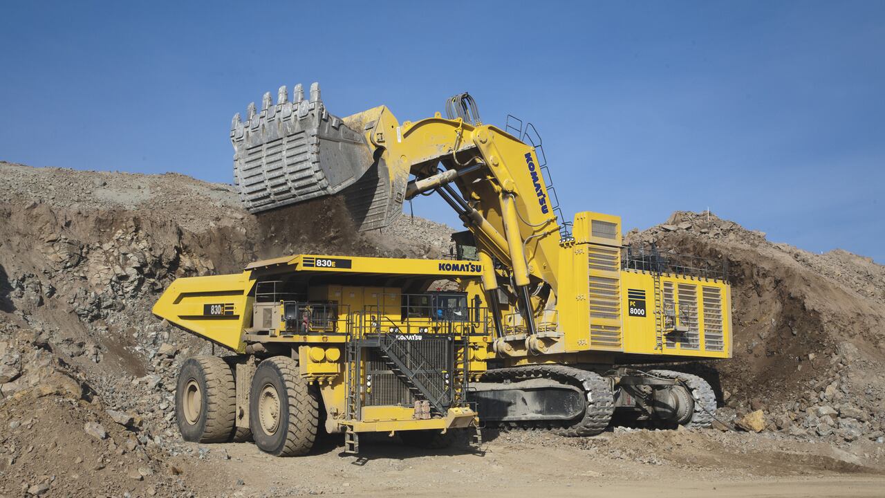 En los últimos tres años ingresó al país la primera flota de 23 camiones eléctricosKomatsu de 320 toneladas.