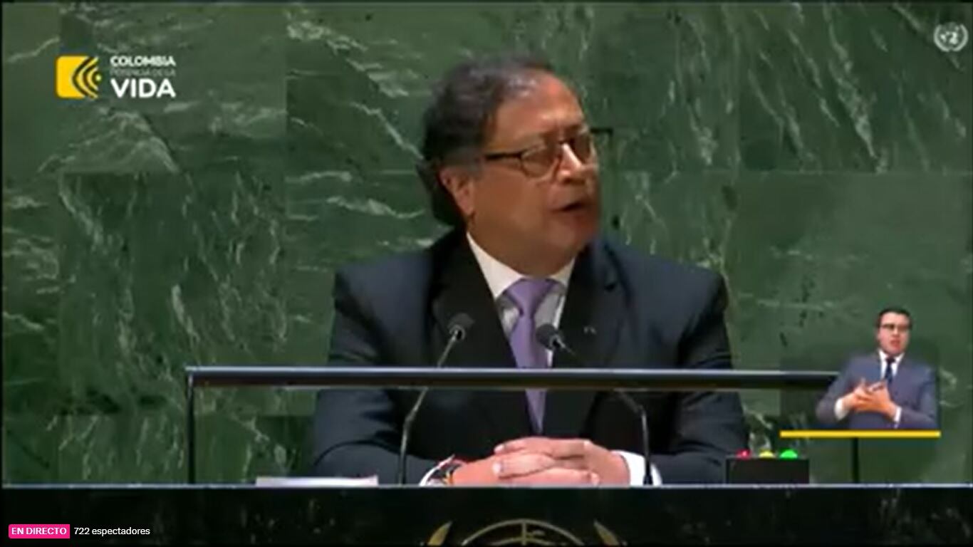 Gustavo Petro en la ONU