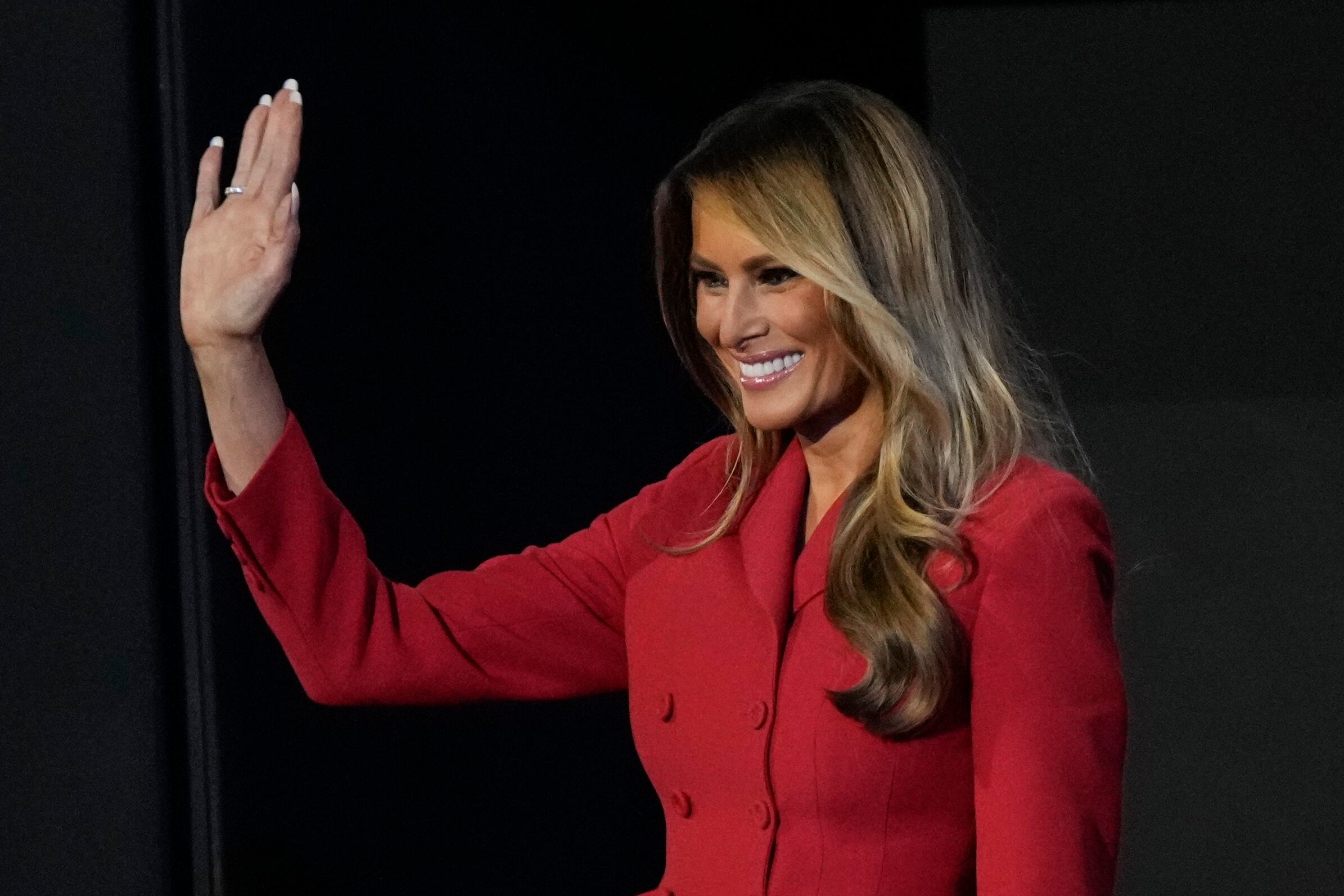 Melania Trump durante la Convención Republicana.