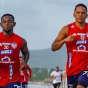 Entrenamiento del Junior con Pablo Rojas y Carlos Bacca, jugadores del club