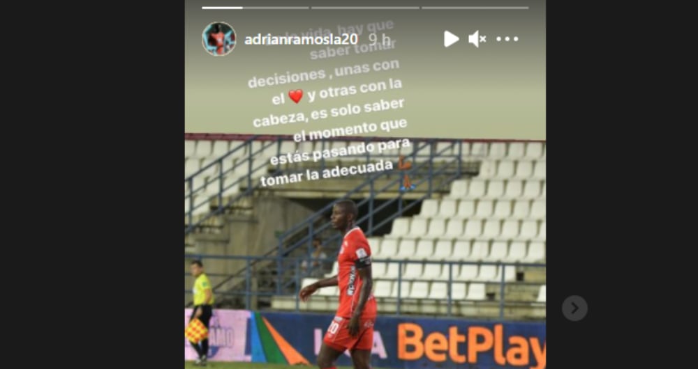 Adrián Ramos, delantero de América de Cali